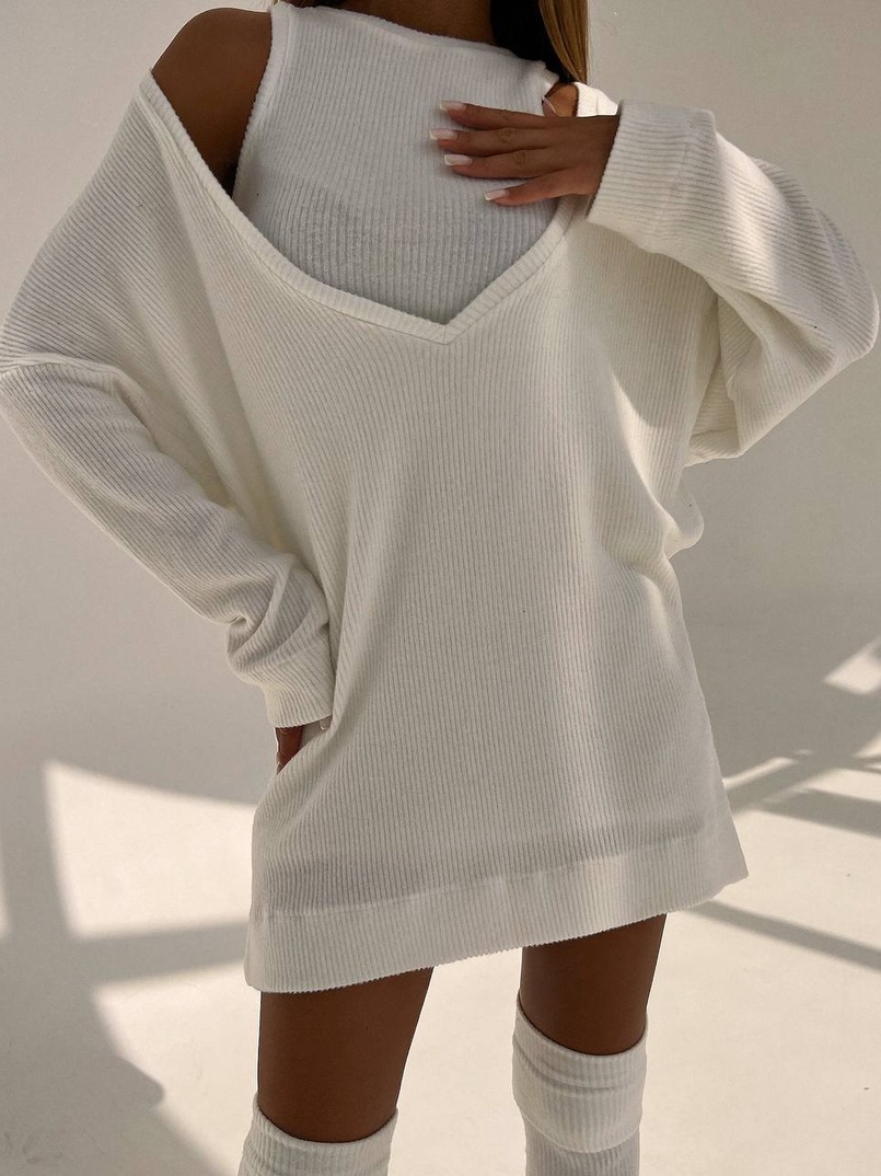 Трикотажна сукня-двійка + гетри  | PUSHKA SHOP