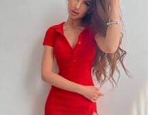 Трикотажна сукня поло з розрізом Трикотажна сукня поло з розрізом | PUSHKA SHOP