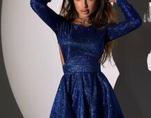 Блискуча сукня з відкритою  спинкою Блискуча сукня з відкритою  спинкою | PUSHKA SHOP