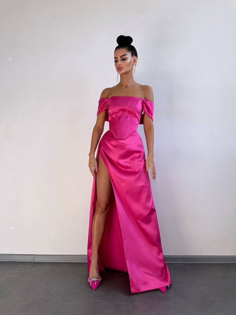 Комплект: корсет + спідниця максі з драпіруванням   | PUSHKA SHOP