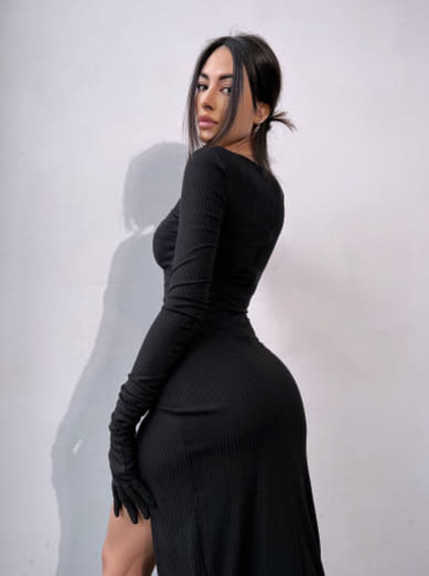 Комплект: трикотажне плаття- міді + корсет + рукавички Комплект: трикотажне плаття- міді + корсет + рукавички | PUSHKA SHOP