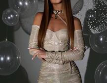 Сяюча корсетна сукня бюстьє | PUSHKA SHOP