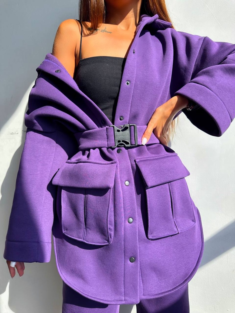 Комплект: тепла сорочка на кнопках + джоггери Комплект: тепла сорочка на кнопках + джоггери | PUSHKA SHOP