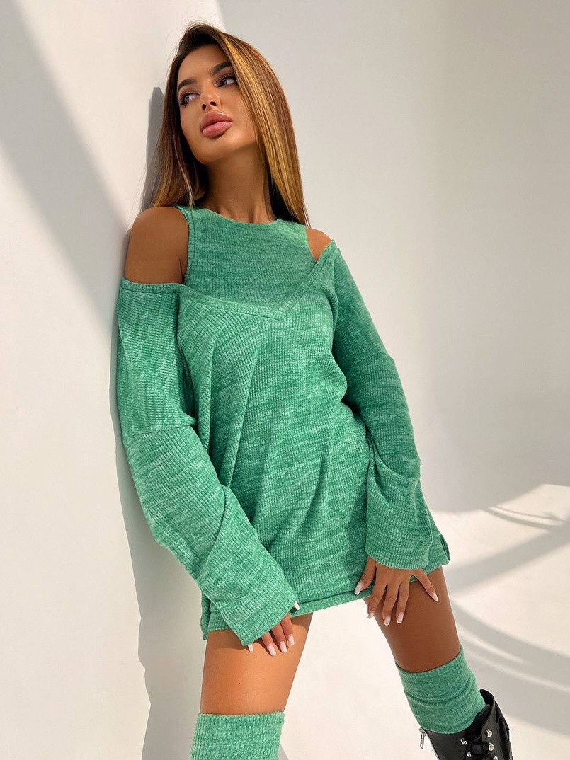 Трикотажна сукня-двійка + гетри  Трикотажна сукня-двійка + гетри  | PUSHKA SHOP