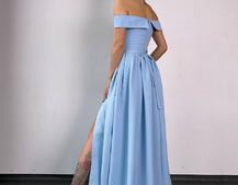 Сукня максі з відкритими плечима  | PUSHKA SHOP