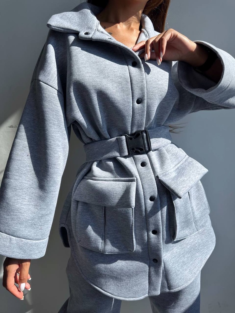 Комплект: тепла сорочка на кнопках + джоггери Комплект: тепла сорочка на кнопках + джоггери | PUSHKA SHOP