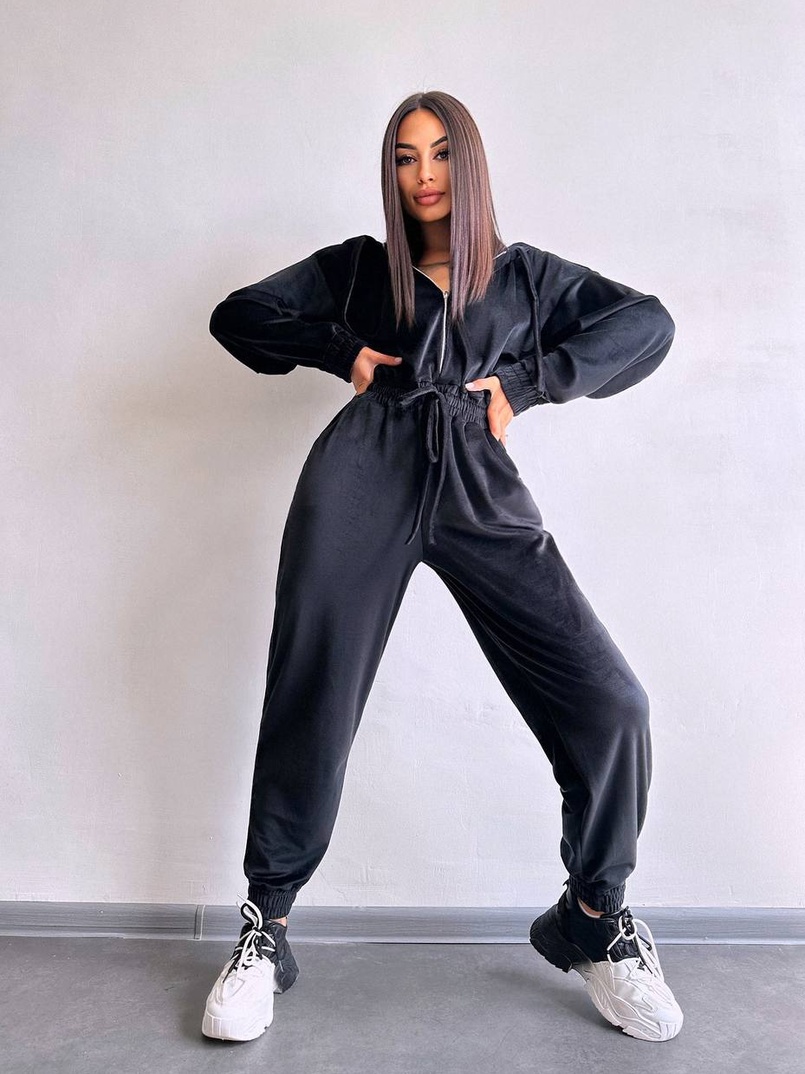 Велюровий комбінезон   Велюровий комбінезон   | PUSHKA SHOP