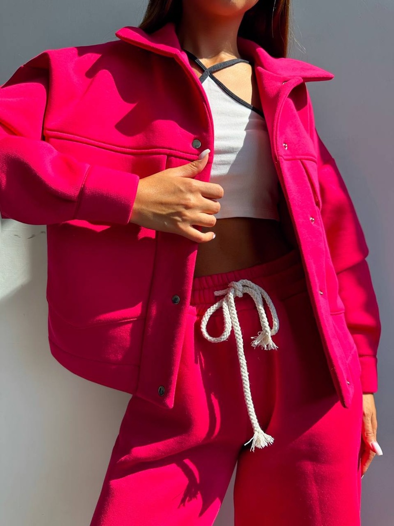 Комплект: тепла сорочка на кнопках + джоггери | PUSHKA SHOP