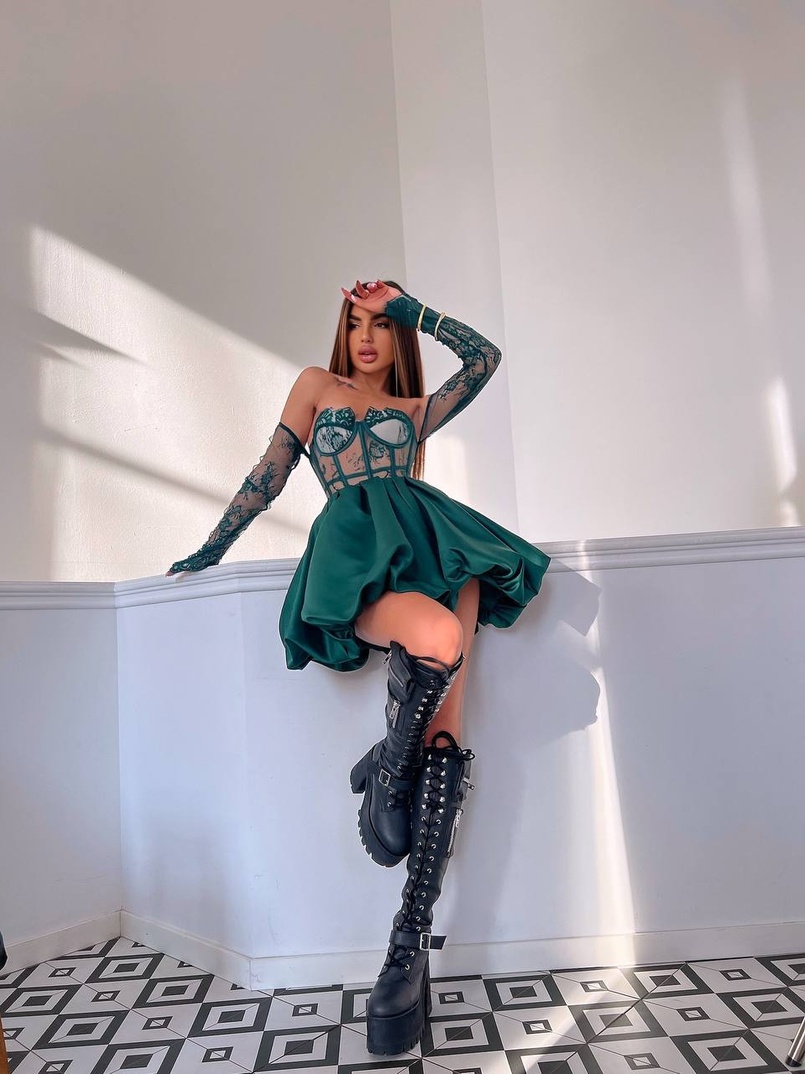 Комплект : мереживний корсет з чашечками+ спідниця балон Комплект : мереживний корсет з чашечками+ спідниця балон | PUSHKA SHOP