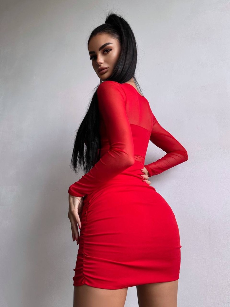 Сукня з драпіруванням  Сукня з драпіруванням  | PUSHKA SHOP