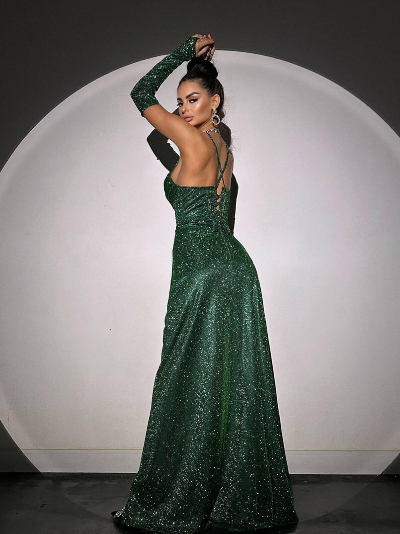 Сяючий комплект: корсет+ рукавички + спідниця максі Сяючий комплект: корсет+ рукавички + спідниця максі | PUSHKA SHOP