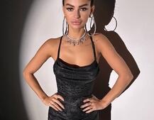 Сяючий комплект: корсет + спідниця міні з драпіруванням Сяючий комплект: корсет + спідниця міні з драпіруванням | PUSHKA SHOP