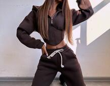 Комплект на флісі : худі з елементами корсету + штани  Комплект на флісі : худі з елементами корсету + штани  | PUSHKA SHOP