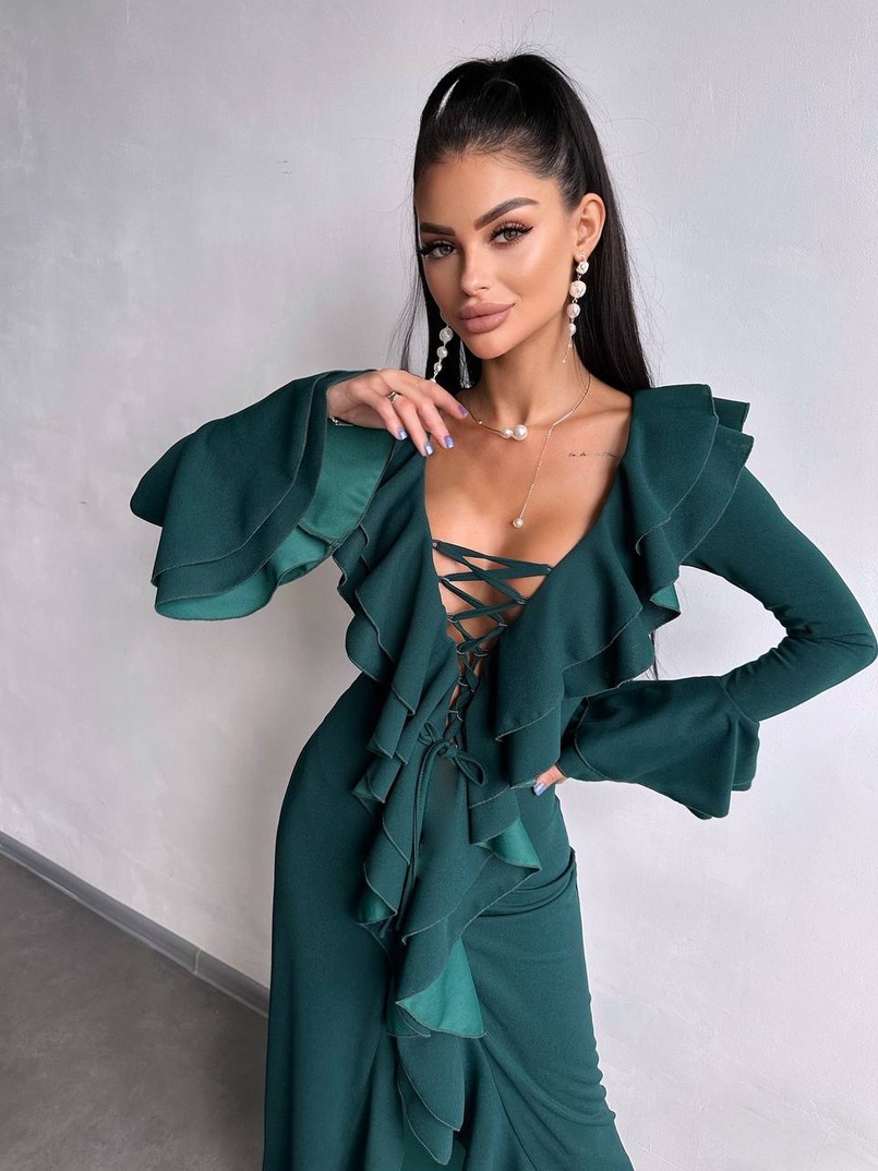 Сукня з воланами  Сукня з воланами  | PUSHKA SHOP