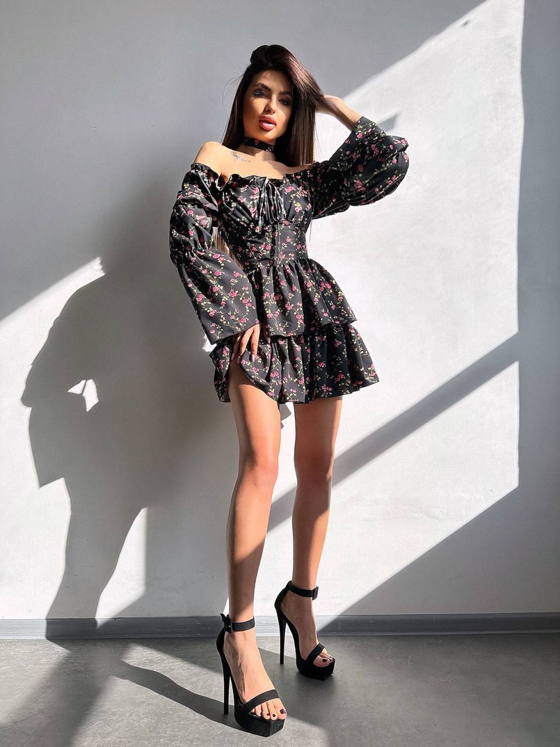 Сукня з чокером Сукня з чокером | PUSHKA SHOP