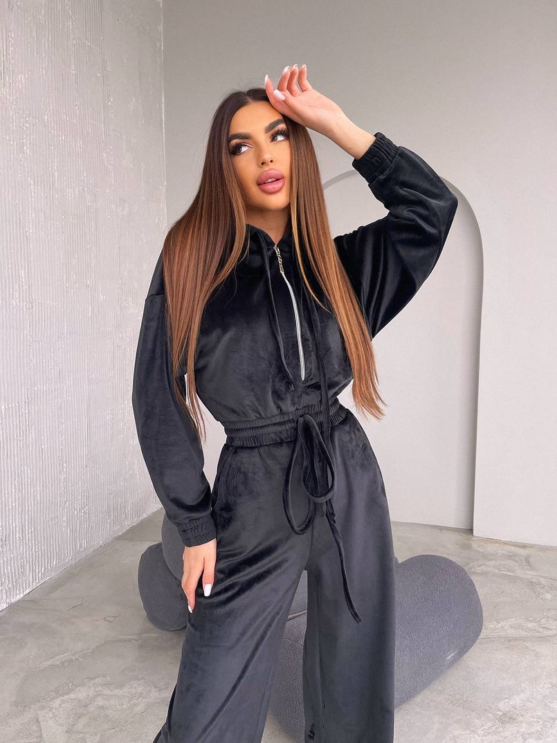 Велюровий комбінезон  Велюровий комбінезон  | PUSHKA SHOP