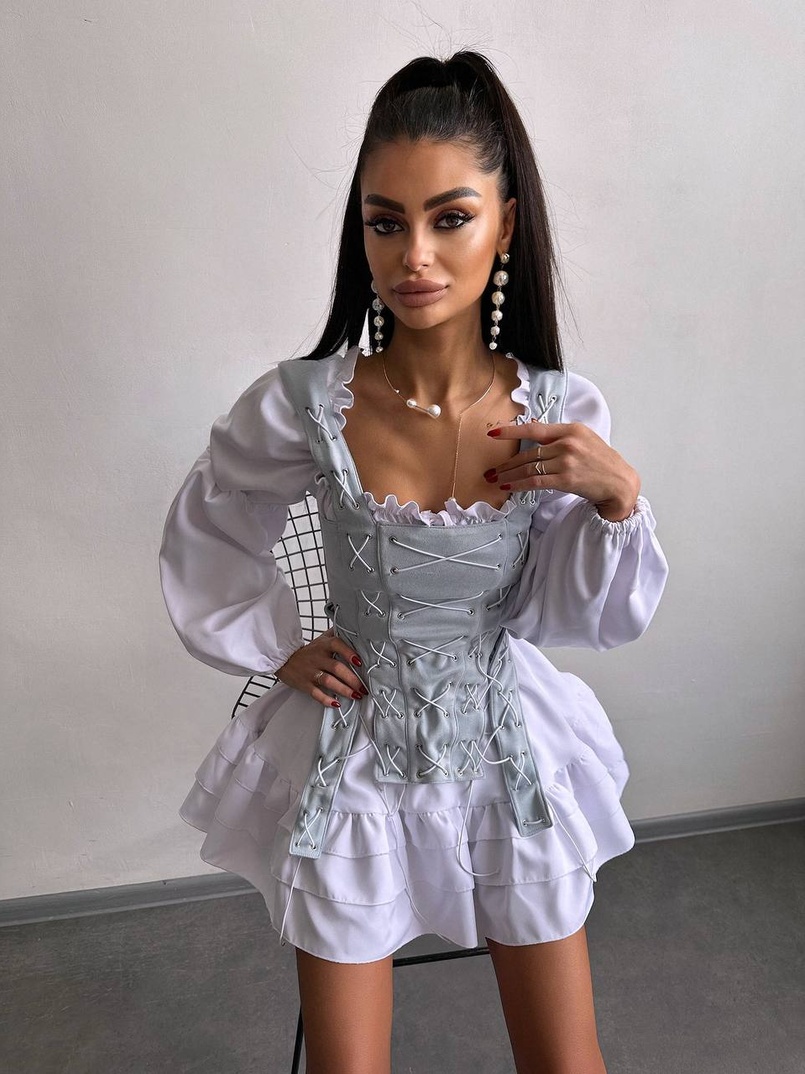 Комплект: сукня + корсет  Комплект: сукня + корсет  | PUSHKA SHOP