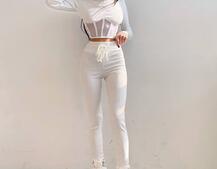 Трикотажний комплект: корсетний топ + легінси Трикотажний комплект: корсетний топ + легінси | PUSHKA SHOP