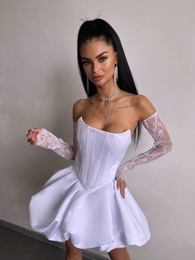 Комплект: корсет з рукавичками + спідниця  | PUSHKA SHOP