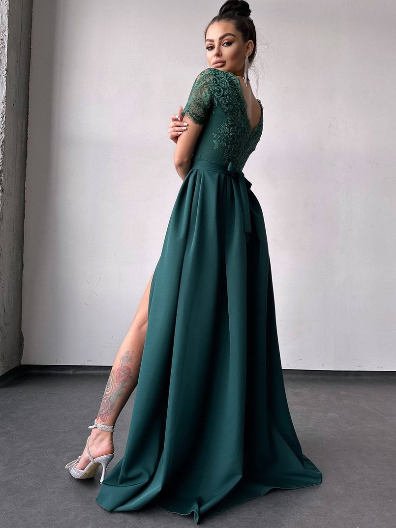 Сукня максі з мереживом  Сукня максі з мереживом  | PUSHKA SHOP