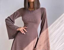 Трикотажна сукня зі шнурівкою на спинці    Трикотажна сукня зі шнурівкою на спинці    | PUSHKA SHOP