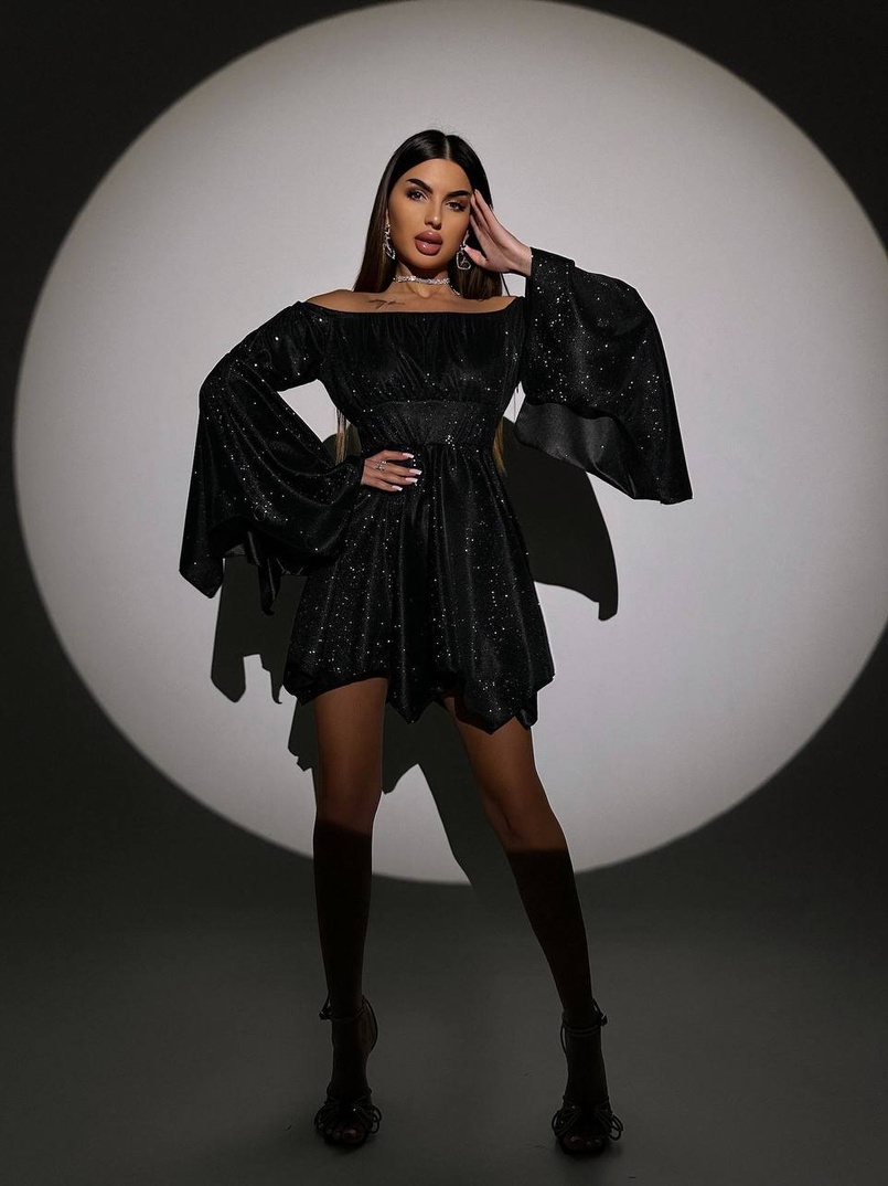 Сяючий комплект: сукня + корсет   | PUSHKA SHOP