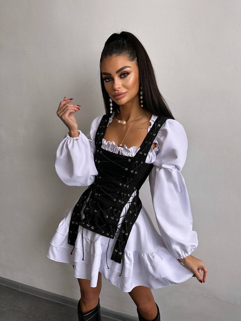 Комплект: сукня + корсет  Комплект: сукня + корсет  | PUSHKA SHOP