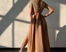 Сукня максі з мереживом  Сукня максі з мереживом  | PUSHKA SHOP