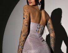 Сяючий комплект: корсет + спідниця   | PUSHKA SHOP