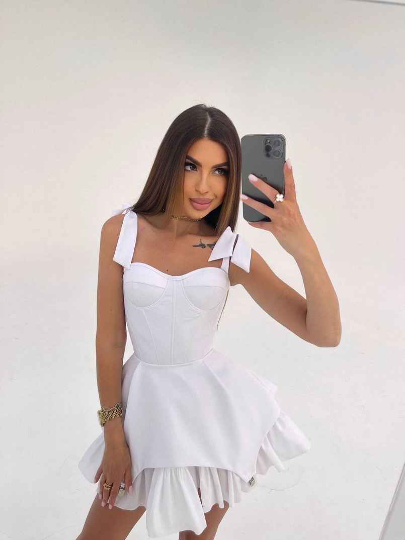 Сукня з чашечками та елементами корсету  Сукня з чашечками та елементами корсету  | PUSHKA SHOP