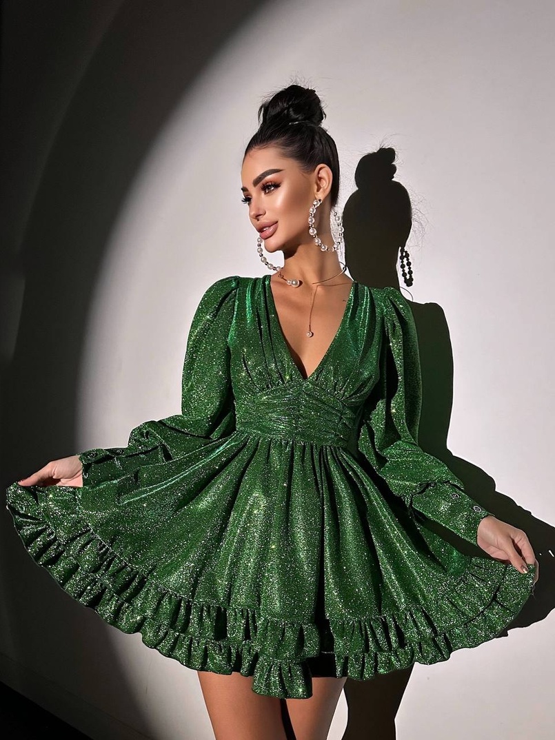 Сукня із пишною подвійною спідницею та драпіруванням Сукня із пишною подвійною спідницею та драпіруванням | PUSHKA SHOP