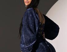 Сяючий комплект: корсет  + спідниця  максі з драпіруванням | PUSHKA SHOP