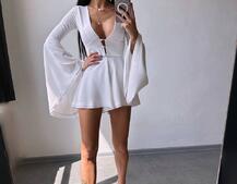 Ромпер з розкльошеними рукавами  Ромпер з розкльошеними рукавами  | PUSHKA SHOP