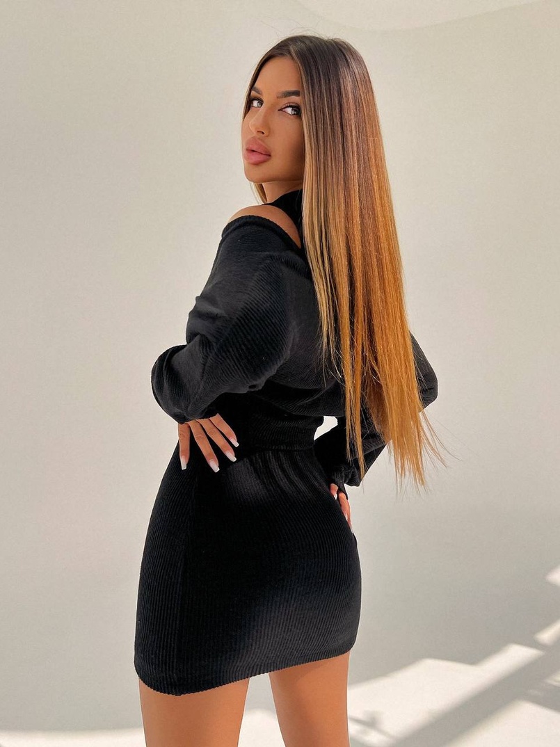 Трикотажна сукня-двійка  Трикотажна сукня-двійка  | PUSHKA SHOP