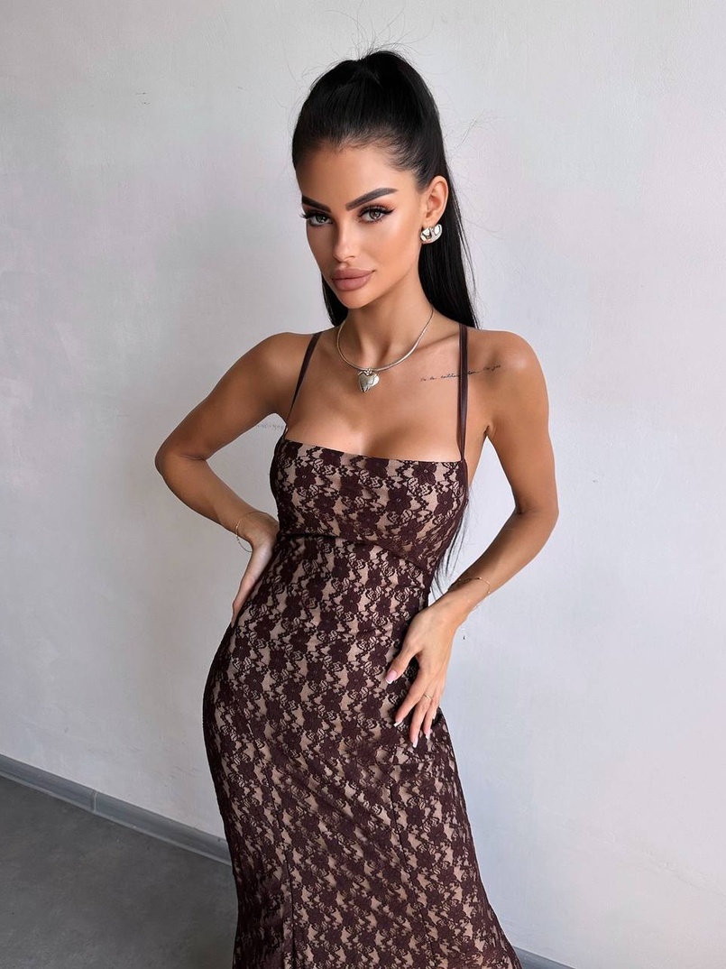 Мереживна сукня максі   Мереживна сукня максі   | PUSHKA SHOP