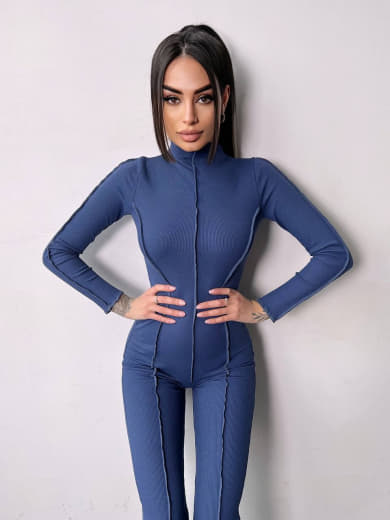 Трикотажний комбінезон у стилі «Печворк» Трикотажний комбінезон у стилі «Печворк» | PUSHKA SHOP