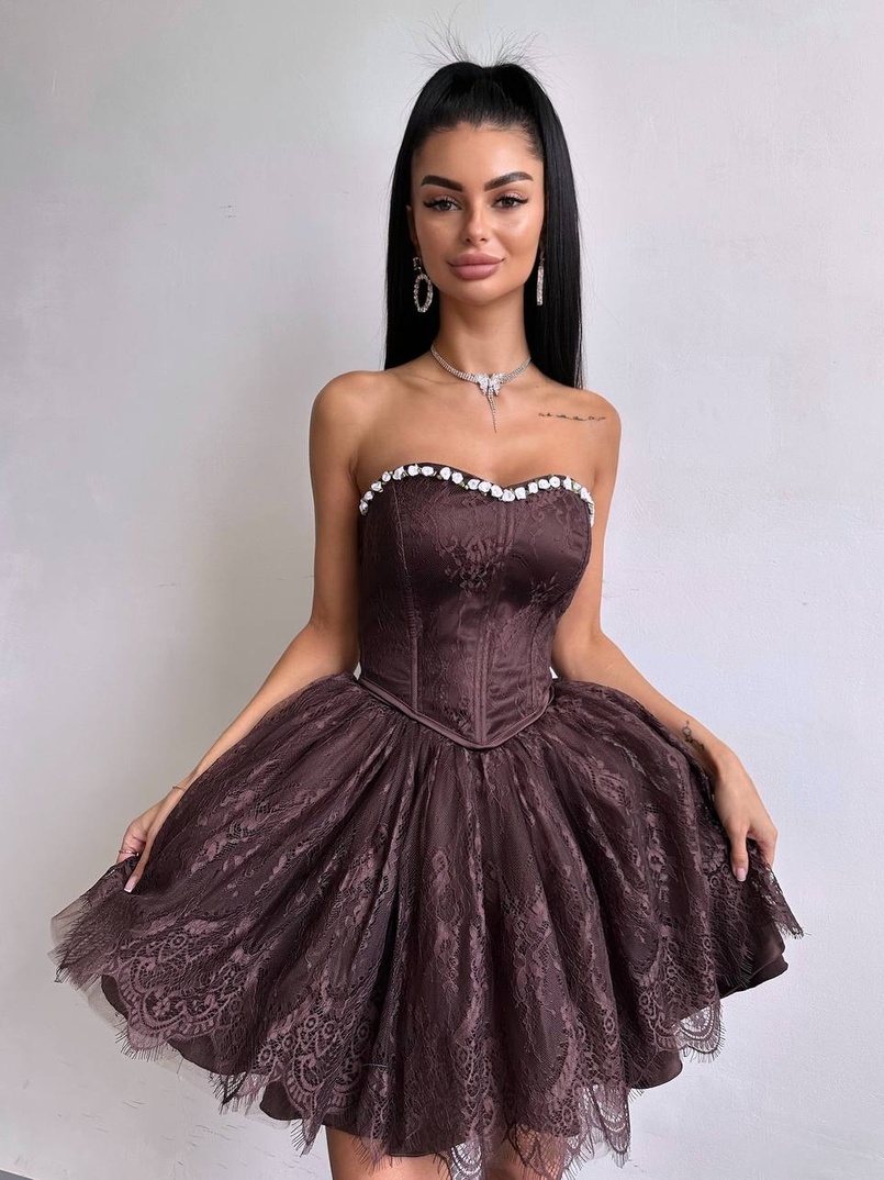 Романтичний комплект із корсета та мереживної спідниці ✨ | PUSHKA SHOP