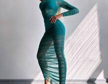 Сукня міді з драпіруванням   Сукня міді з драпіруванням   | PUSHKA SHOP