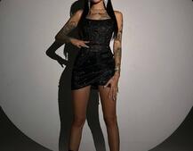 Сяючий комплект: корсет + спідниця   | PUSHKA SHOP