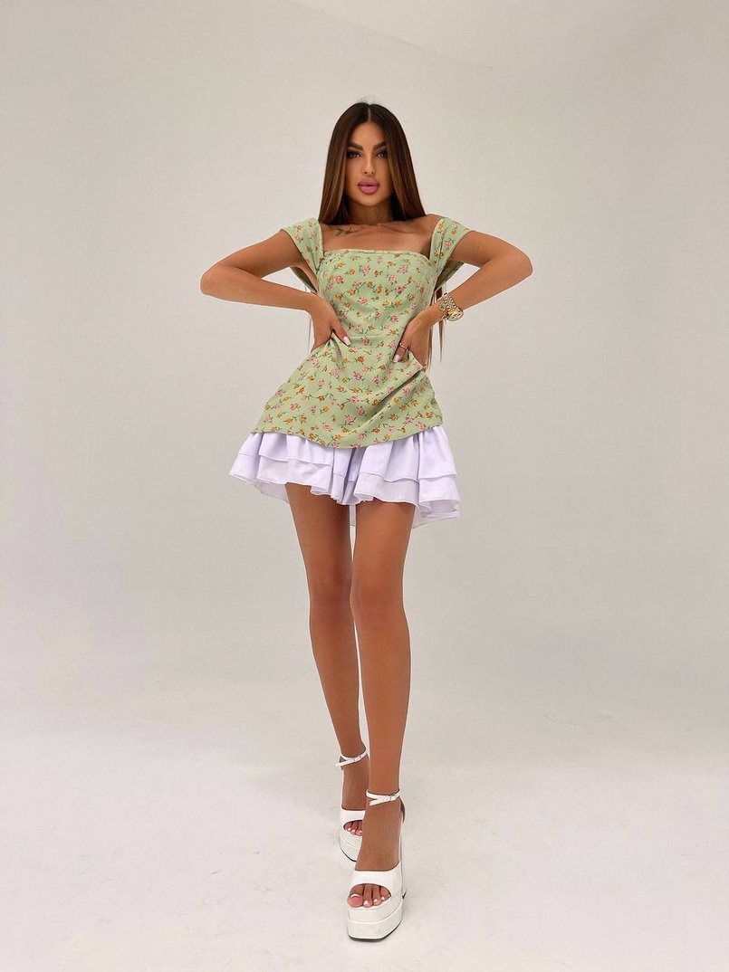 Сукня з квітковим принтом  | PUSHKA SHOP