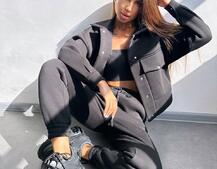 Комплект: тепла сорочка на кнопках + джоггери | PUSHKA SHOP