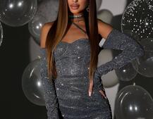 Сяюча корсетна сукня бюстьє | PUSHKA SHOP