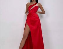 Атласна сукня максі  | PUSHKA SHOP