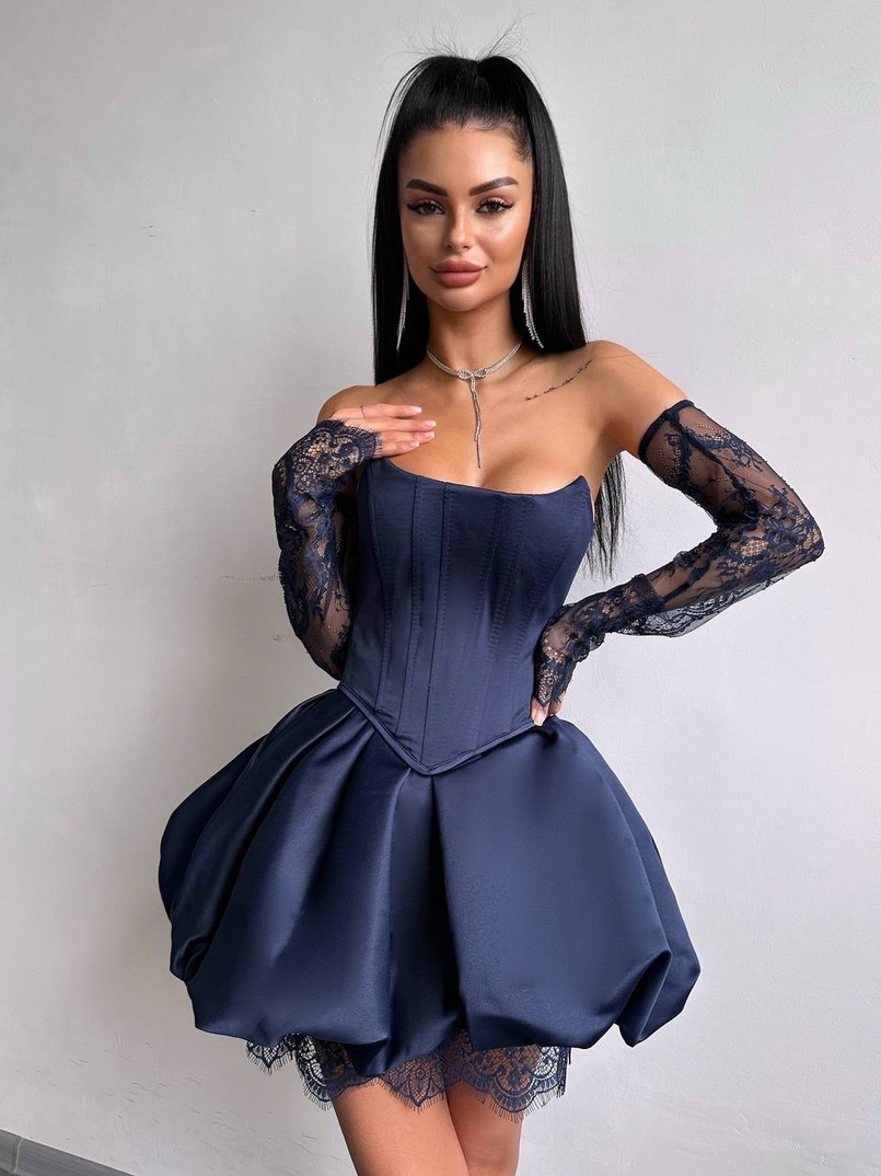 Комплект: корсет з рукавичками + спідниця  | PUSHKA SHOP