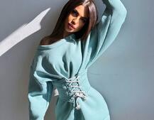 Тепле затишне худі over-size на флісі + корсет на шнурівці Можна носити з корсетом та без Тепле затишне худі over-size на флісі + корсет на шнурівці Можна носити з корсетом та без | PUSHKA SHOP