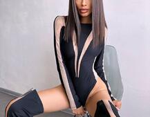 Боді із вставками сітки Боді із вставками сітки | PUSHKA SHOP