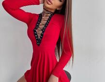 Сукня міні зі шнурівкою  Сукня міні зі шнурівкою  | PUSHKA SHOP