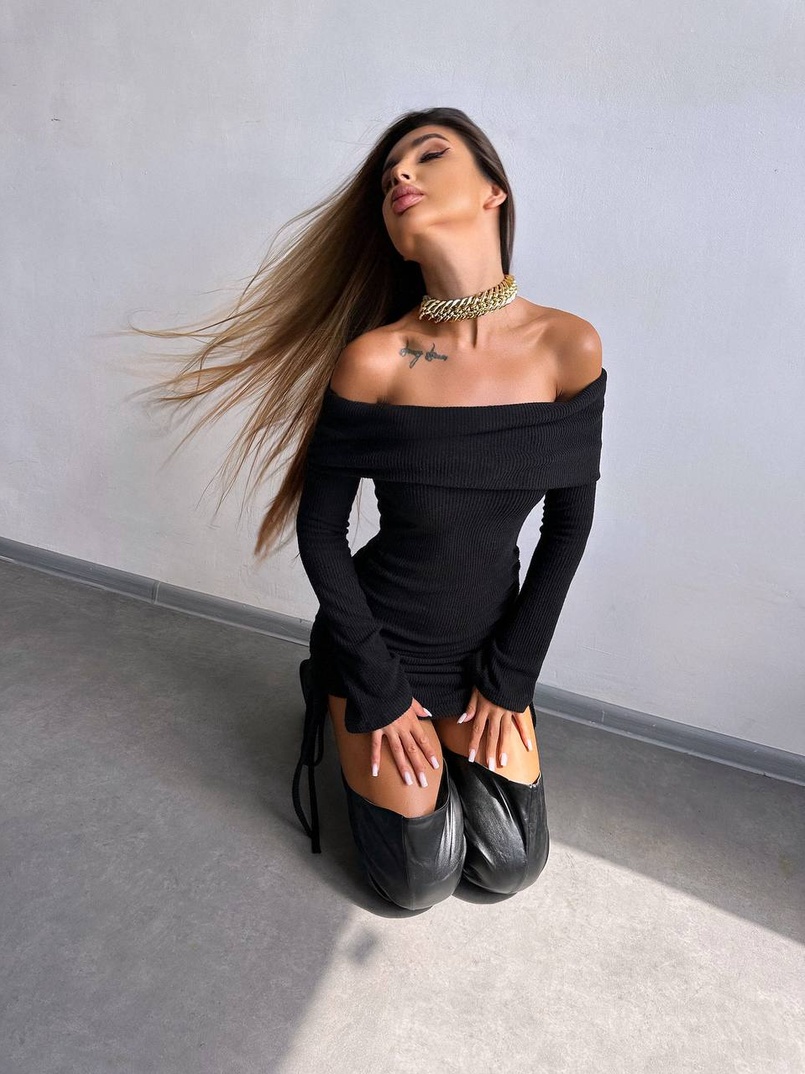 Трикотажна сукня міні  Трикотажна сукня міні  | PUSHKA SHOP