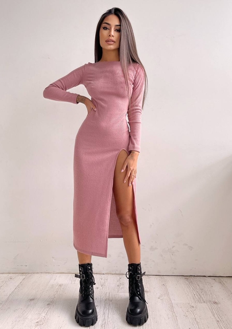 Плаття міді зі шнурівкою | PUSHKA SHOP