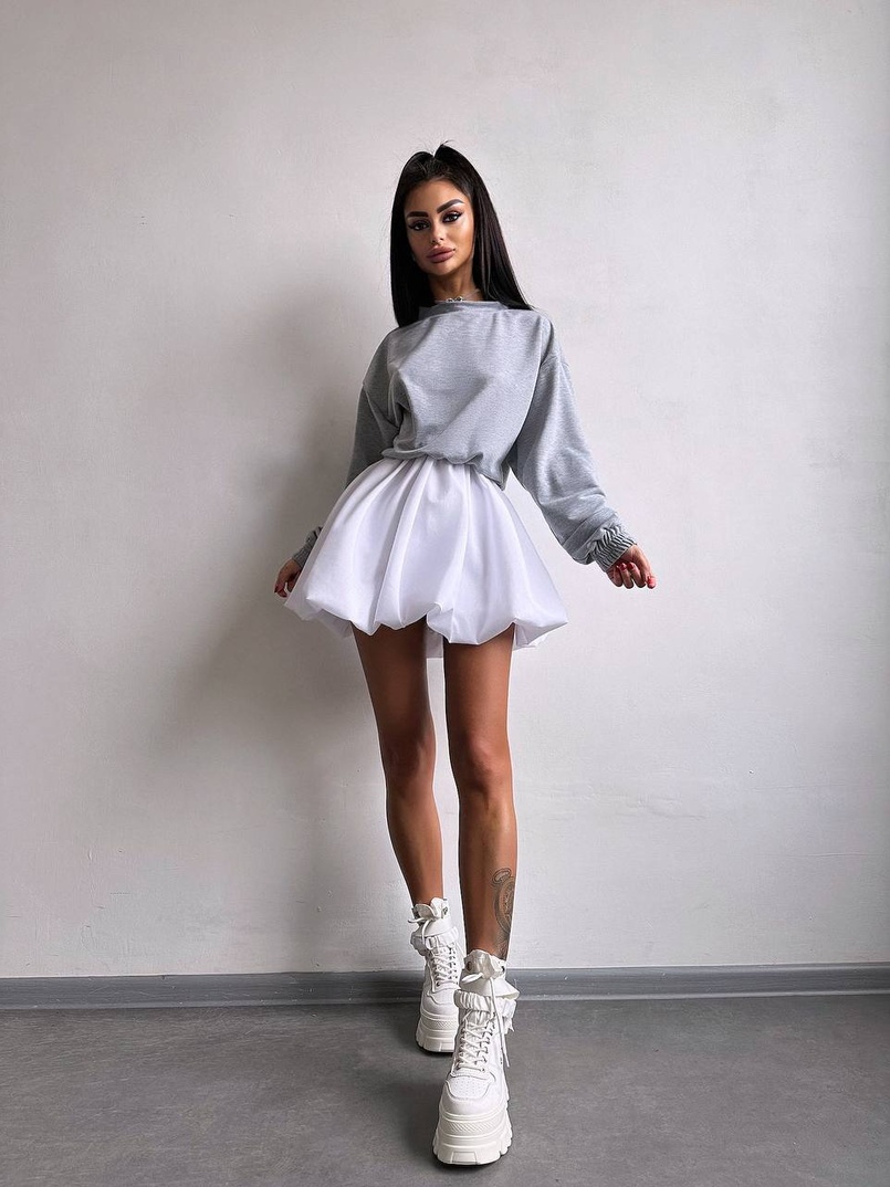 Комплект: спідниця + світшот Комплект: спідниця + світшот | PUSHKA SHOP